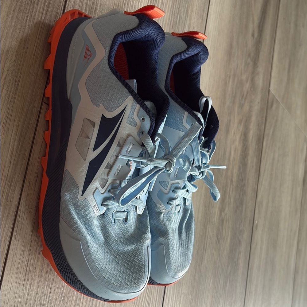 Altra Blue and Orange Sneakers Modern Athletic Design